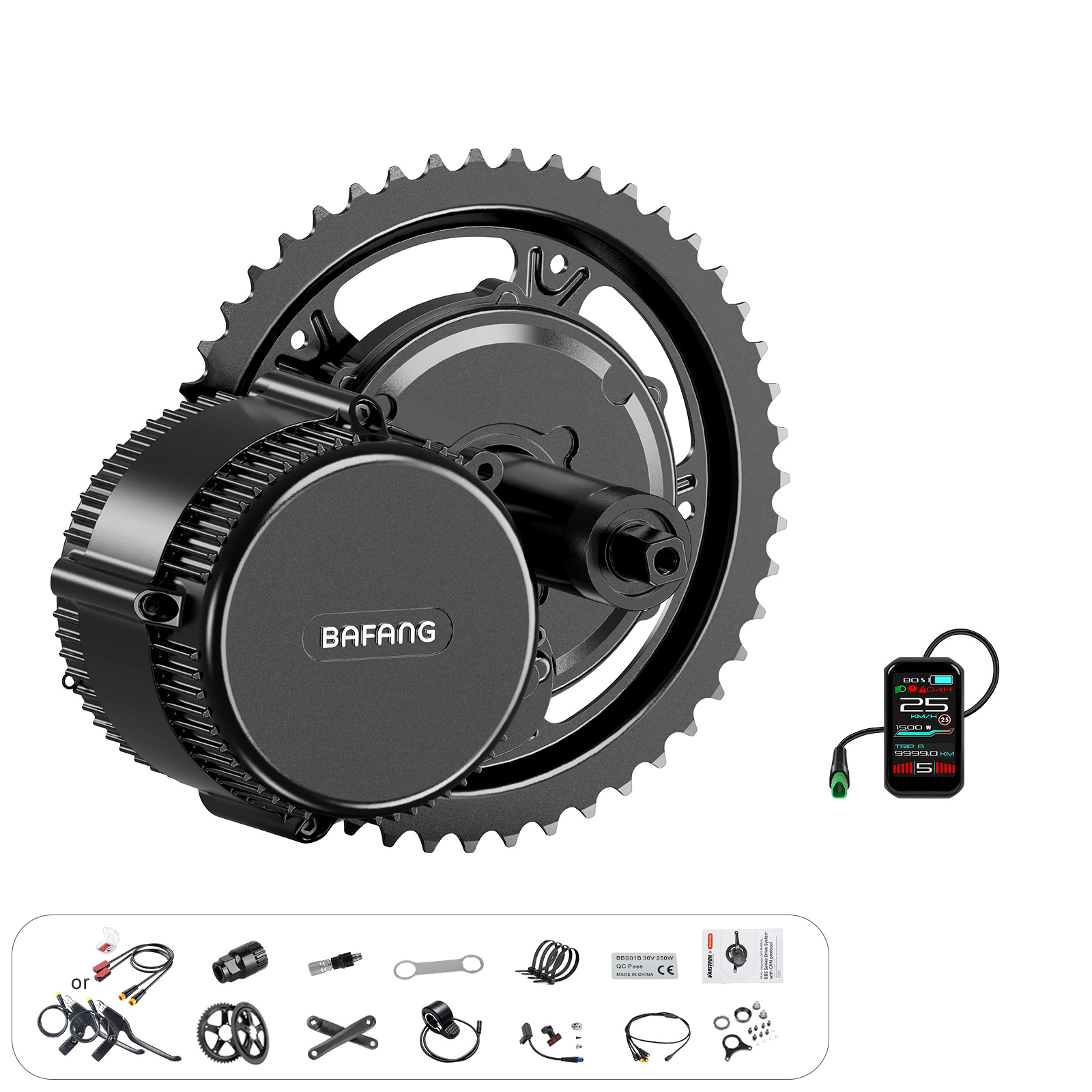 Bafang 750W 48V Mid Drive Moto - огляд і ціна Bafang Bbs02B 48V 750W Mid Drive Kit