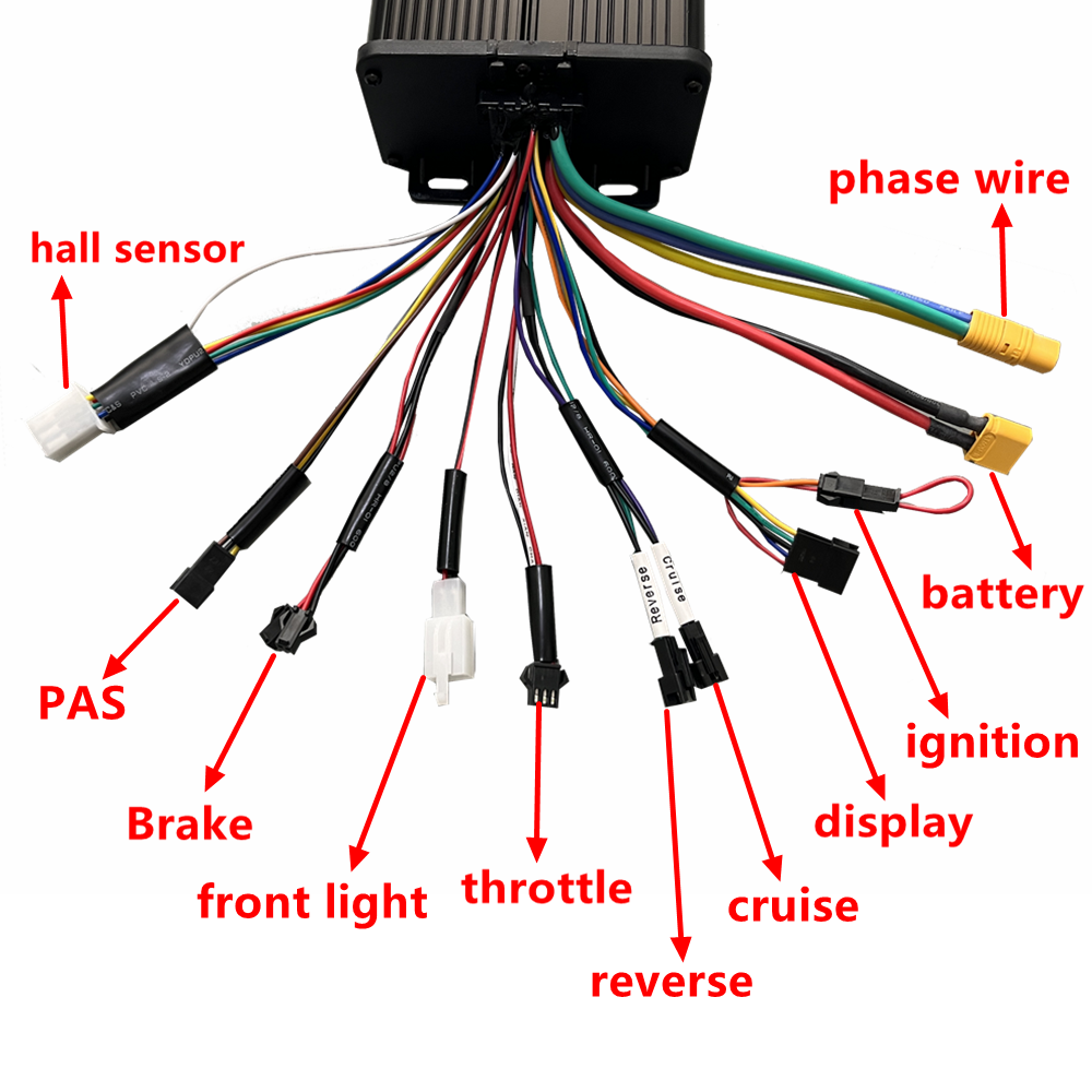 NBP 20inch 48-72v 2000W 170/19 - огляд і ціна 72V 5000W Hub Motor Kit