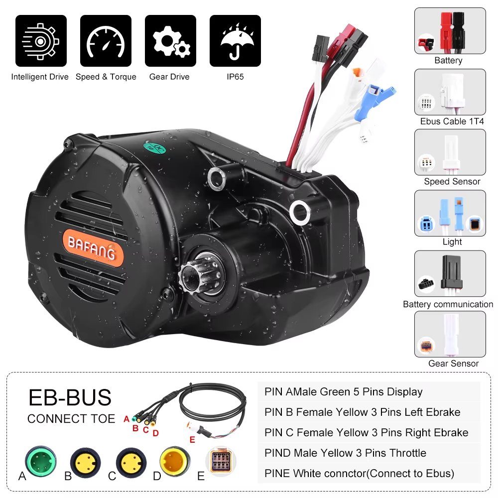 Ebike Bafang M620 G510 48/52V  - огляд і ціна Mid Drive Motor Kit 52V 1000W
