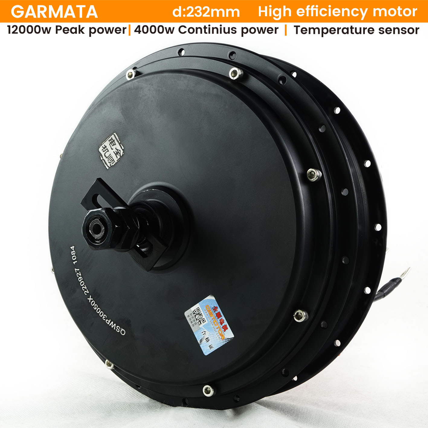 QS Brushless Hub Motor Ebike M - огляд і ціна 72V 5000W Hub Motor Kit